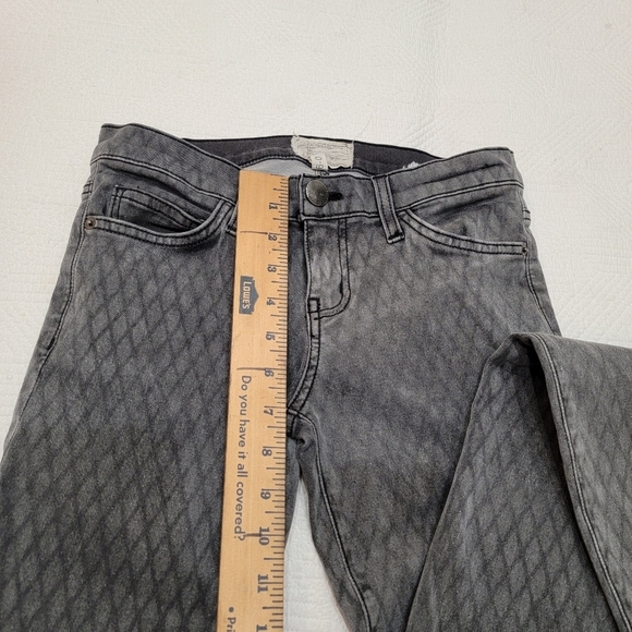 Current/Elliot the ankle skinny jeans- Gray fishnet. - Picture 13 of 15